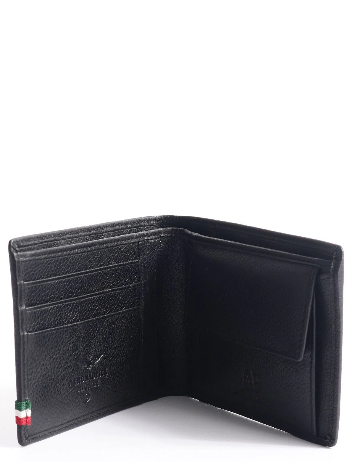 AERONAUTICA MILITARE AM102-NE PORTAFOGLIO IN PELLE - Atelier Fratelli Carbè