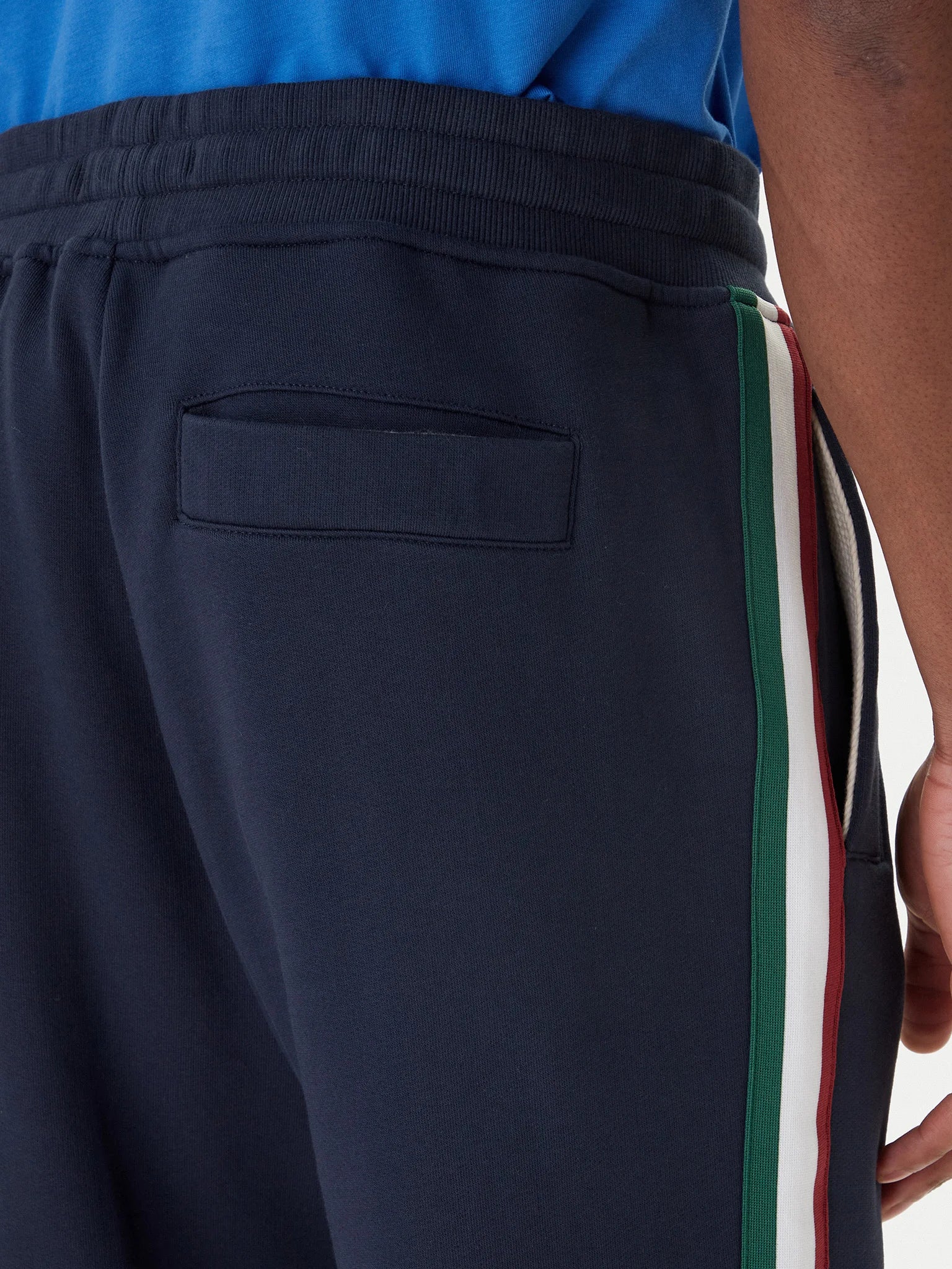 AERONAUTICA MILITARE 261PF1005UF00677 08184  PANTS Jogger in felpa con bande tricolori