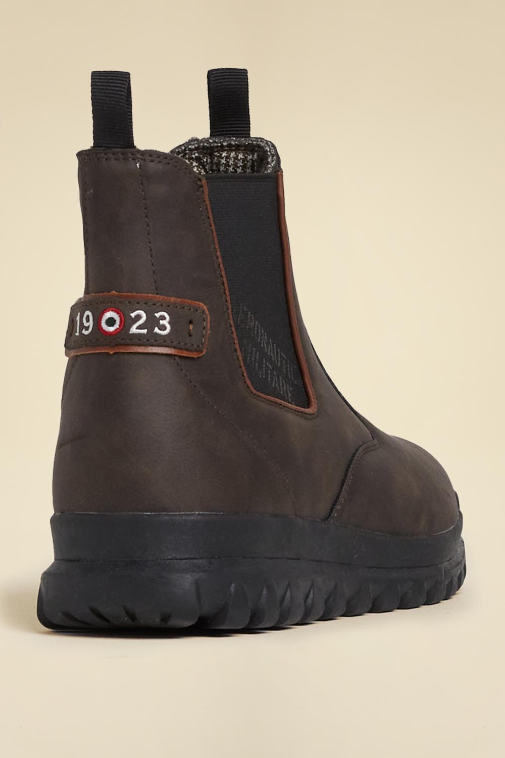 AERONAUTICA MILITARE SC031UCT04247 57506  ANKLE BOOT POLACCHINO SENZA LACCI CON ELASTICO STAMPATO - Atelier Fratelli Carbè