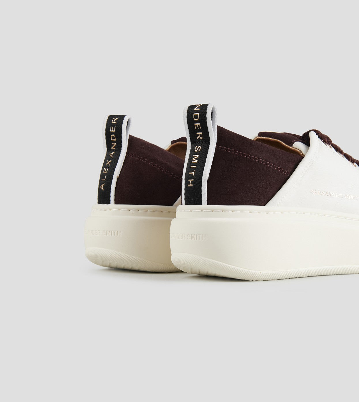 ALEXANDER SMITH ASBCWHW 0523WDX  SNEAKER WEMBLEY HIGH WOMAN WHITE BORDEAUX - Atelier Fratelli Carbè