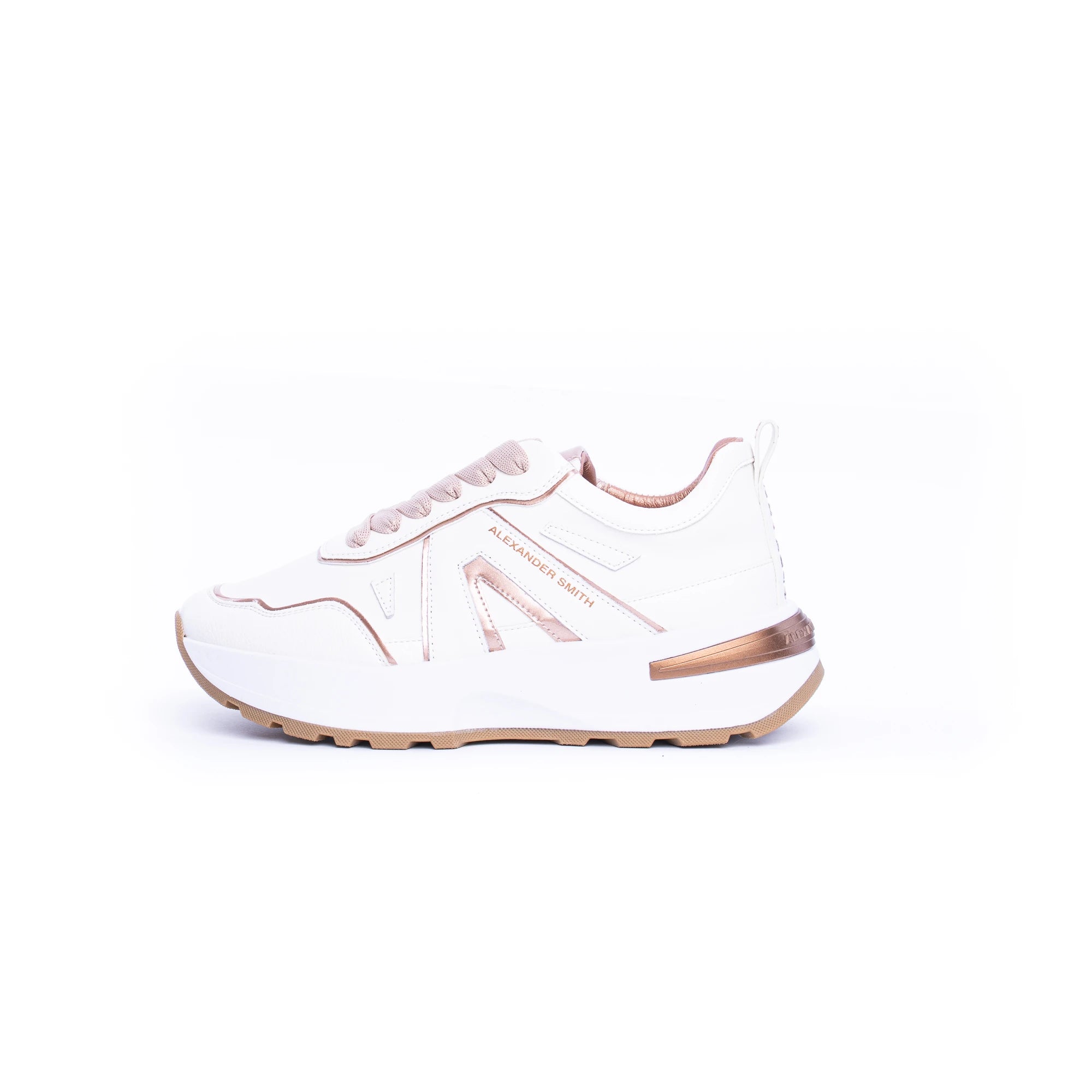 ALEXANDER SMITH ASBBLPW2047WCP  SNEAKER LIVERPOOL WOMAN WHITE COPPER - Atelier Fratelli Carbè