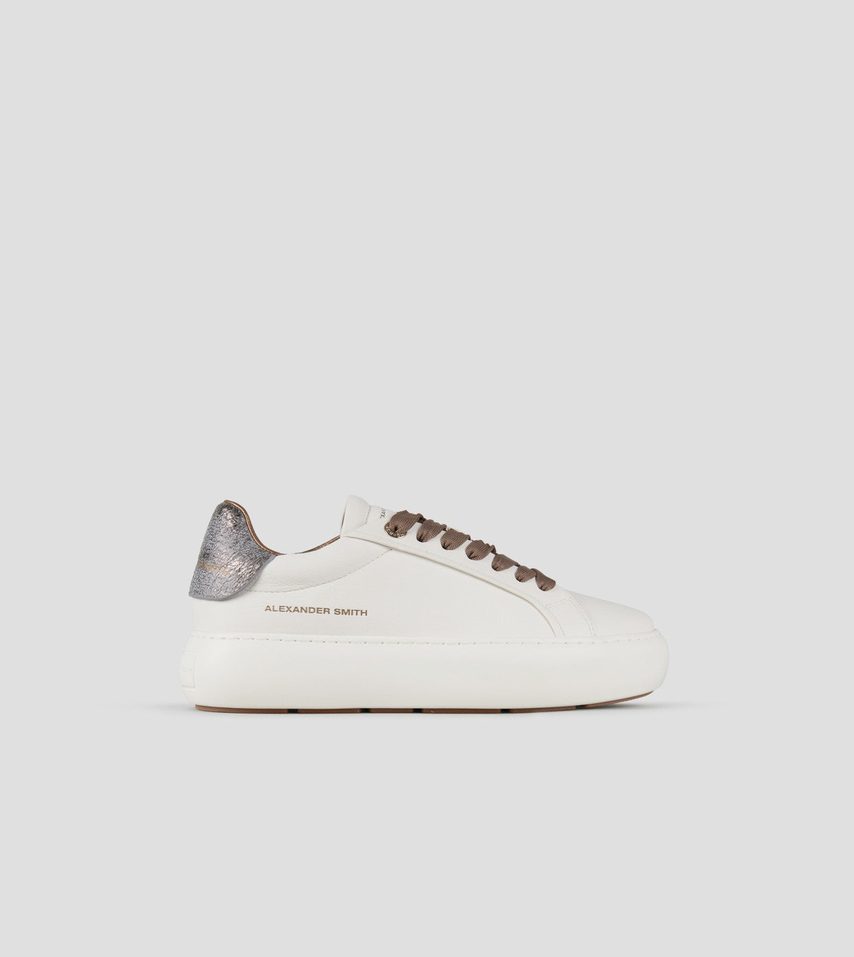 ALEXANDER SMITH ASBCSOW 3567WBZ  SNEAKER SOHO WOMAN WHITE BRONZE - Atelier Fratelli Carbè