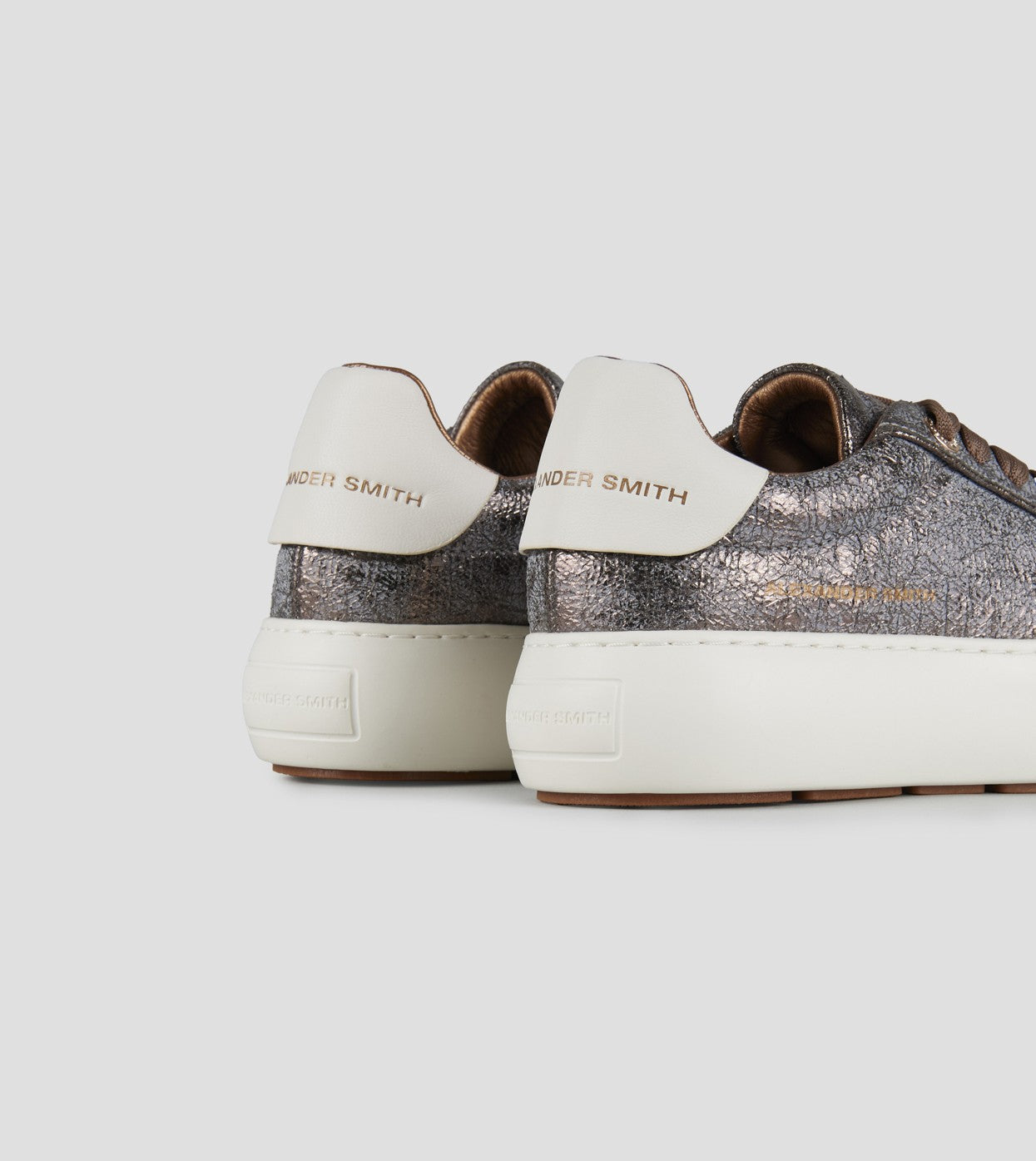 ALEXANDER SMITH ASBCSOW 3566BZW  SNEAKER SOHO WOMAN BRONZE WHITE - Atelier Fratelli Carbè