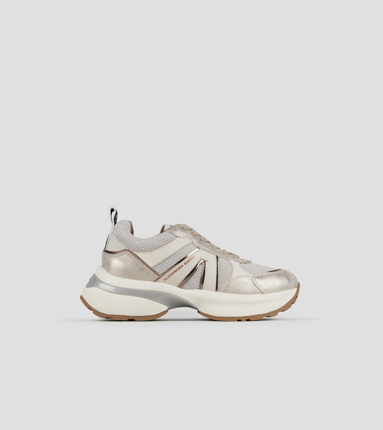ALEXANDER SMITH ASBCVIW 1142DIG  SNEAKER VICTORIA WOMAN DARK IVORY GOLD - Atelier Fratelli Carbè