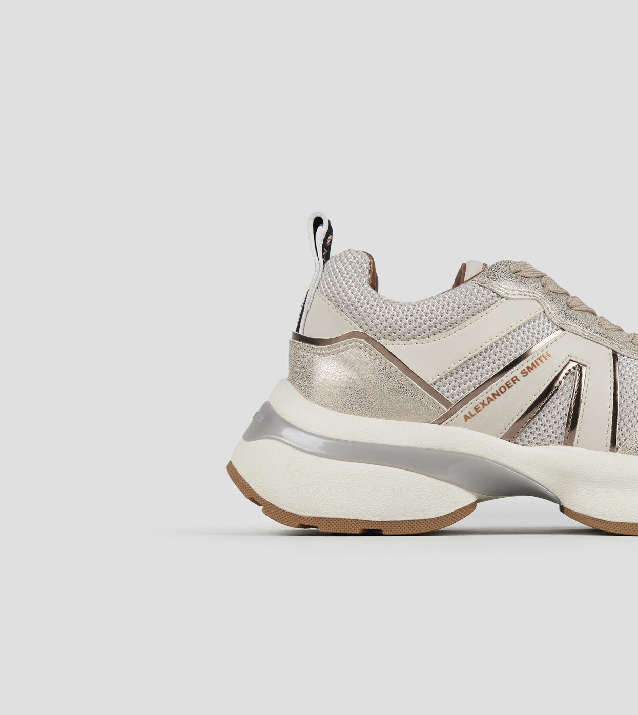 ALEXANDER SMITH ASBCVIW 1142DIG  SNEAKER VICTORIA WOMAN DARK IVORY GOLD - Atelier Fratelli Carbè