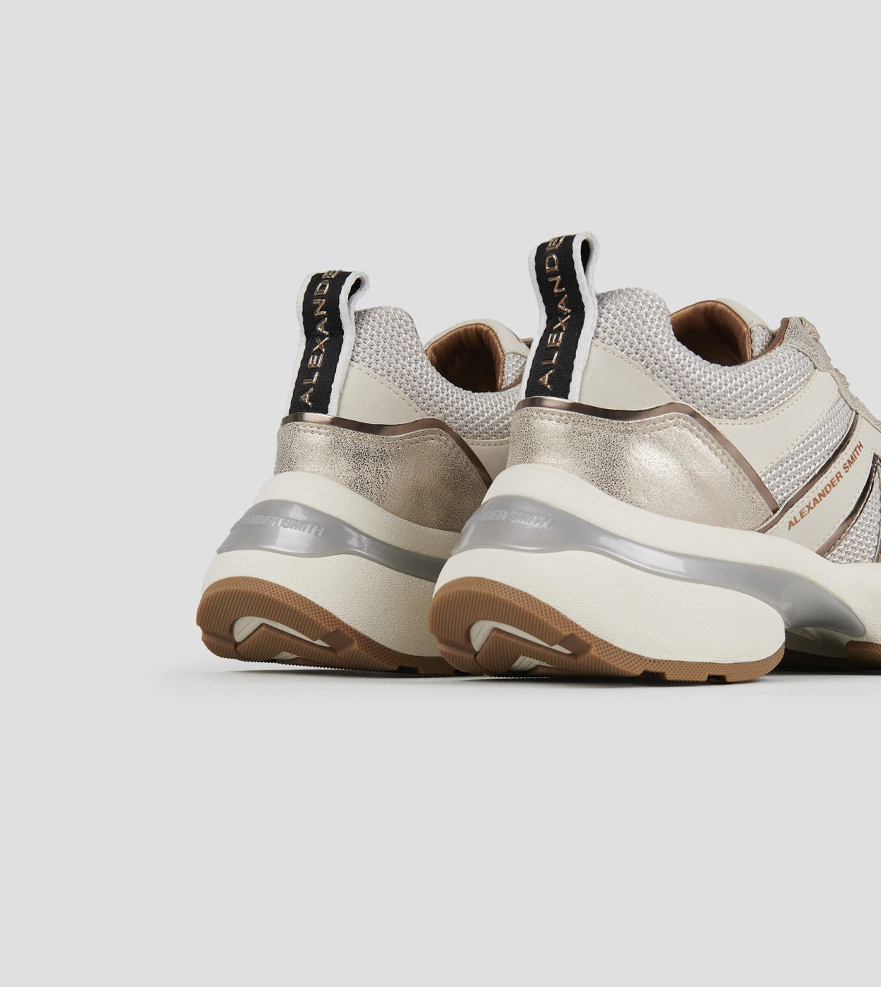 ALEXANDER SMITH ASBCVIW 1142DIG  SNEAKER VICTORIA WOMAN DARK IVORY GOLD - Atelier Fratelli Carbè