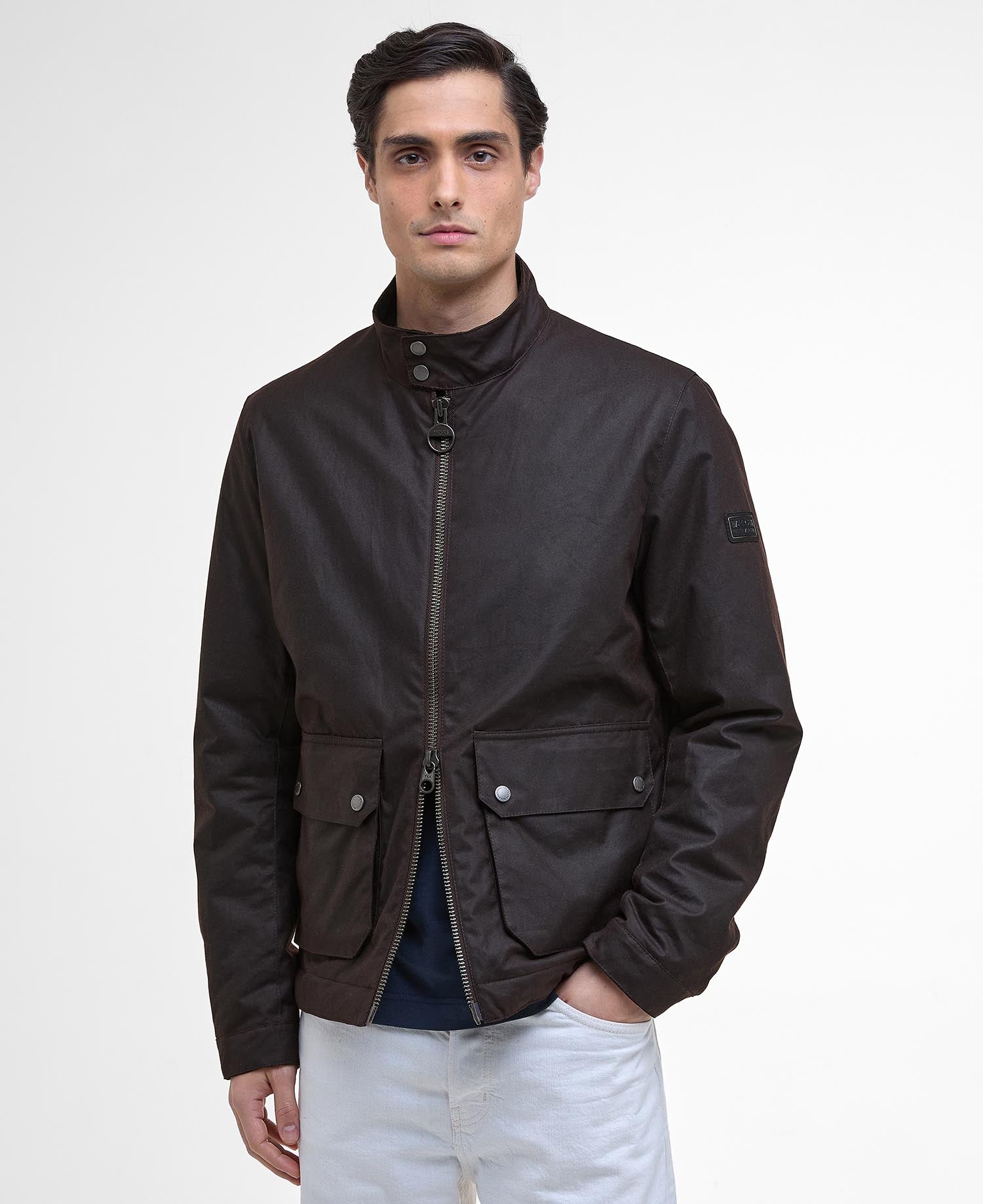 BARBOUR MWX2384RU91 LUTLAW HARRINGTON WAX JACKET - Atelier Fratelli Carbè