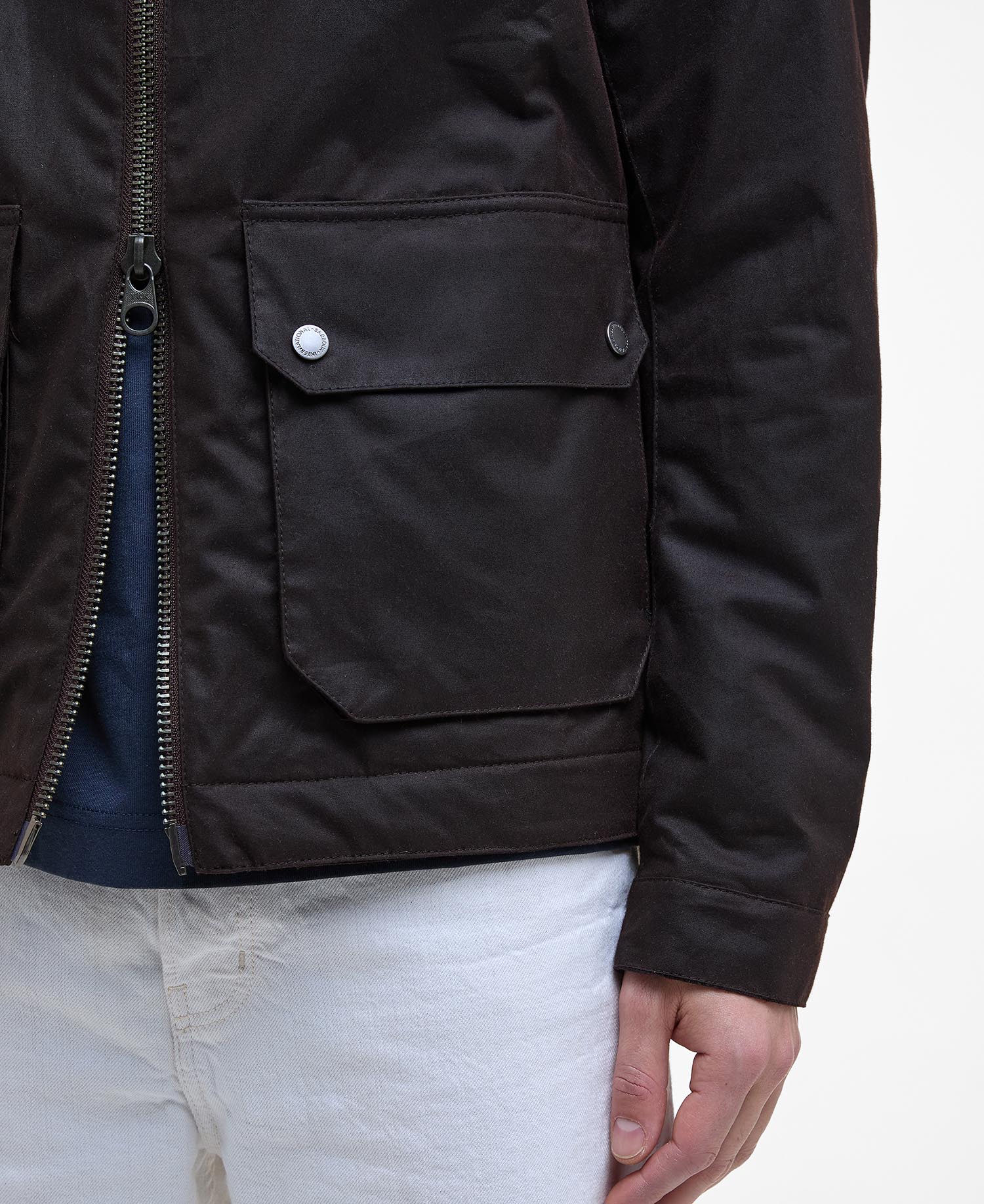 BARBOUR MWX2384RU91 LUTLAW HARRINGTON WAX JACKET - Atelier Fratelli Carbè