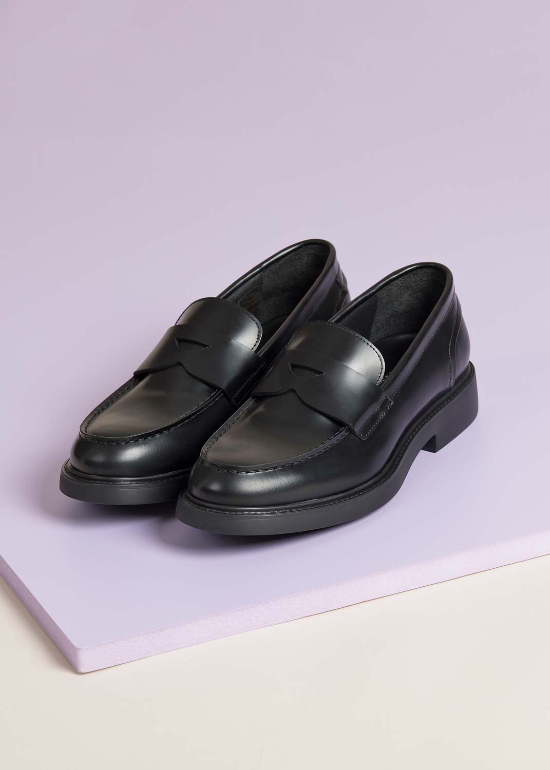 BARLEYCORN SL8922MBC00B  LOAFER Sleek Moccasin Black Leather - Atelier Fratelli Carbè