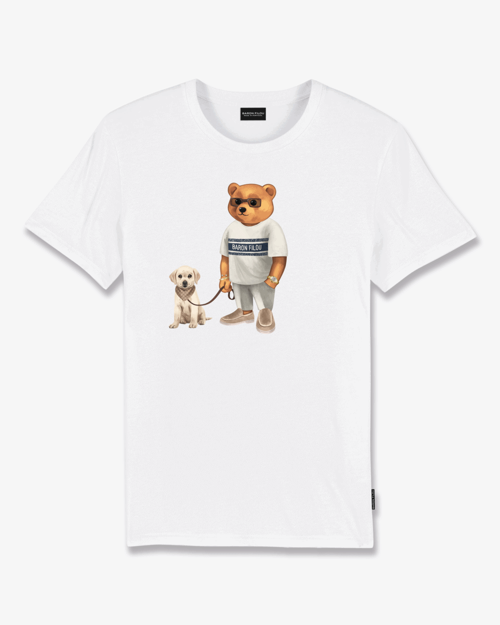 BARON FILOU FILOU CXXIV-TS 02  T-SHIRT FILOU CXXIV ORGANIC T-SHIRT The Marine Stroller - Atelier Fratelli Carbè