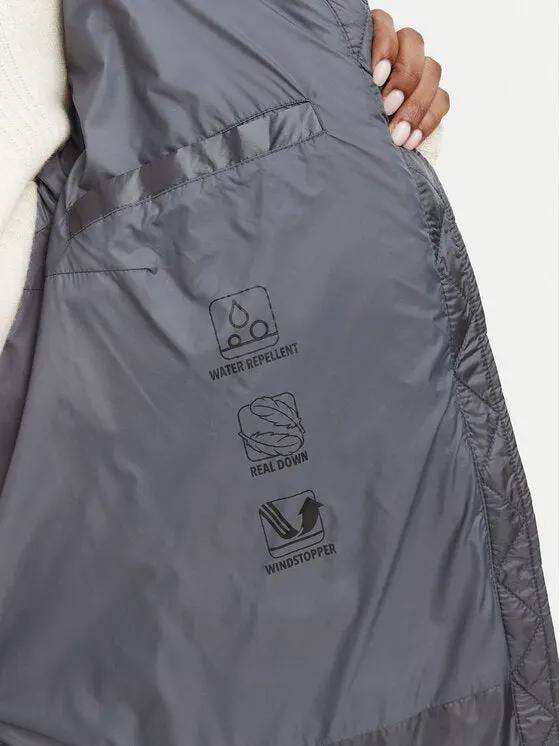Piumino Bomboogie Rome Jacket Ash Grey - Dettaglio tasca e finiture