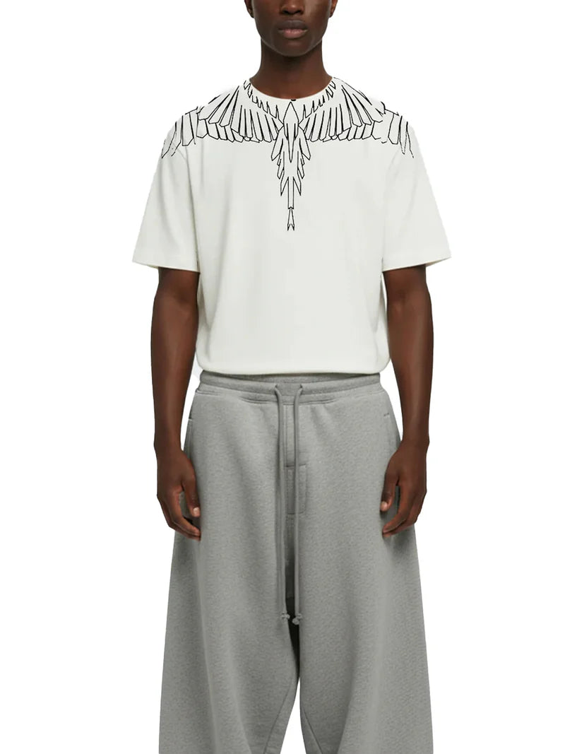 COUNTY OF MILAN F5CAMA TH003 002  T-SHIRT M.C. STAMPA NEGATIVO - Atelier Fratelli Carbè