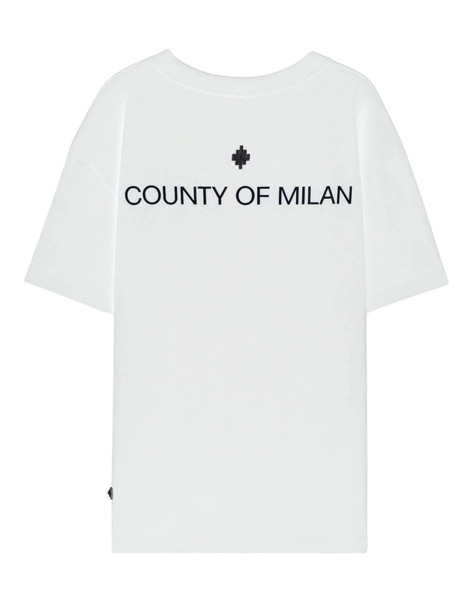 COUNTY OF MILAN F5CAMA TH014 002  T-SHIRT M.C. STAMPA DIETRO - Atelier Fratelli Carbè