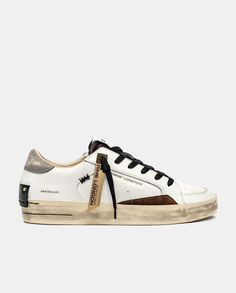 CRIME LONDON 11104AA8.10 SNEAKER SK8 DELUXE OAK FOG - Atelier Fratelli Carbè