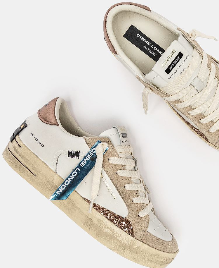 CRIME LONDON 25100AA8 10  SK8 DELUXE CARAMEL BRULÉE - Atelier Fratelli Carbè