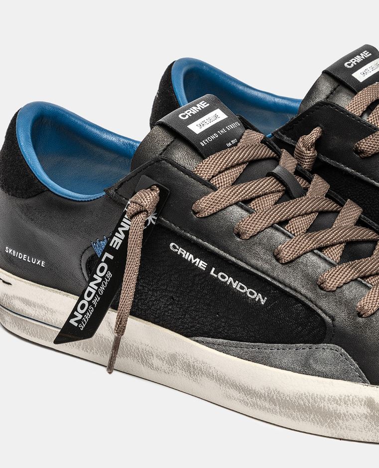 CRIME LONDON 11102AA8.20  SNEAKER SK8 DELUXE NIGHT BLACK - Atelier Fratelli Carbè