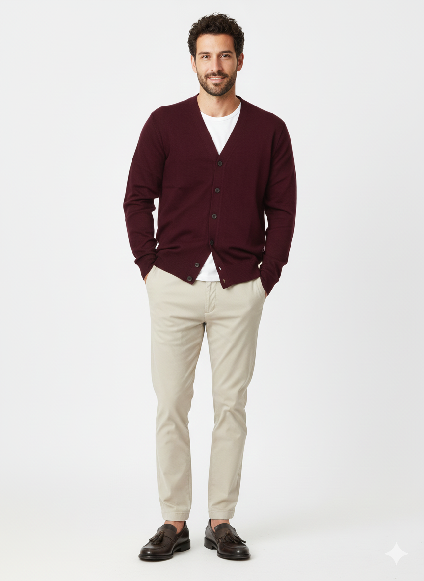 DIKTAT DK97004 PRUGNA CARDIGAN - Atelier Fratelli Carbè