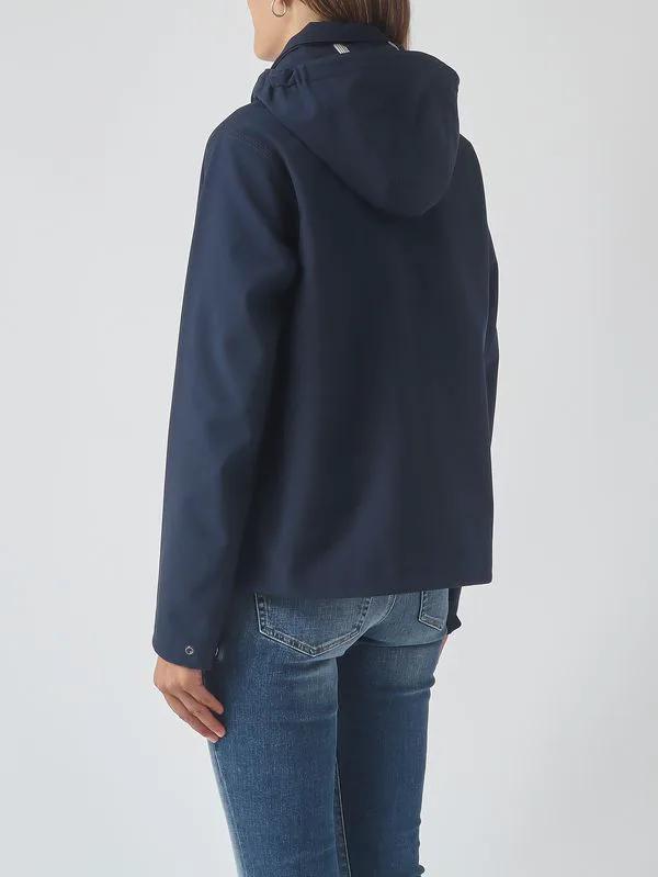 Giacca donna Bleizou Bonded K-WAY K51453W colore Blue (codice colore A2B) - back e nastro logo