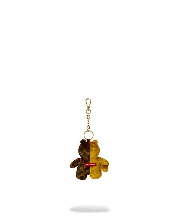 SPRAYGROUND K9593  KEYCHAIN SIP GOLD DRIP BEAR