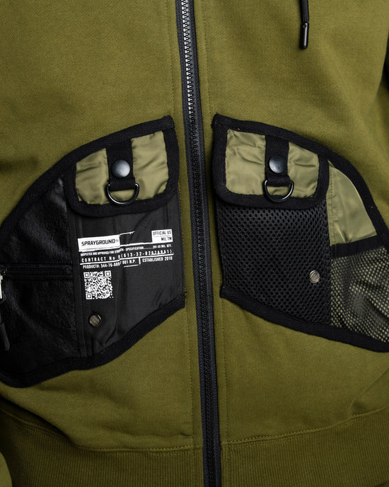 SPRAYGROUND SP660  HOODIE SPECIALOPS OPERATION SUCCESS FULLZIP HOODIE - Atelier Fratelli Carbè
