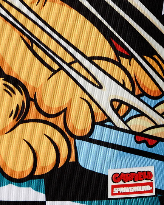 SPRAYGROUND B7299  BACKPACK GARFIELD CHEESY SITUATION DLXR BACKPACK - Atelier Fratelli Carbè