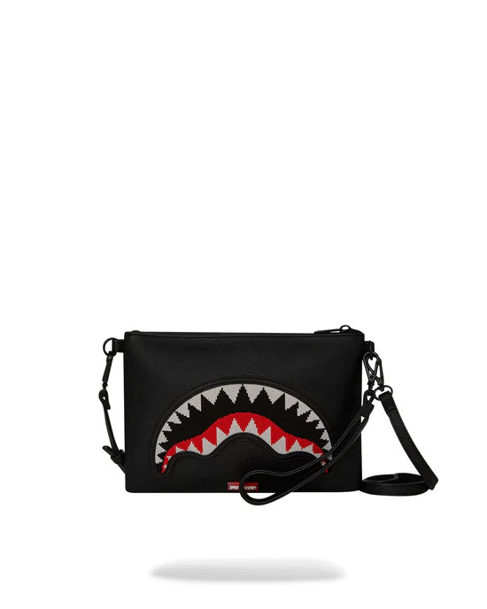 SPRAYGROUND B8028  CLUTCH FLY KNIT MOUTH CROSSOVER CLUTCH - Atelier Fratelli Carbè