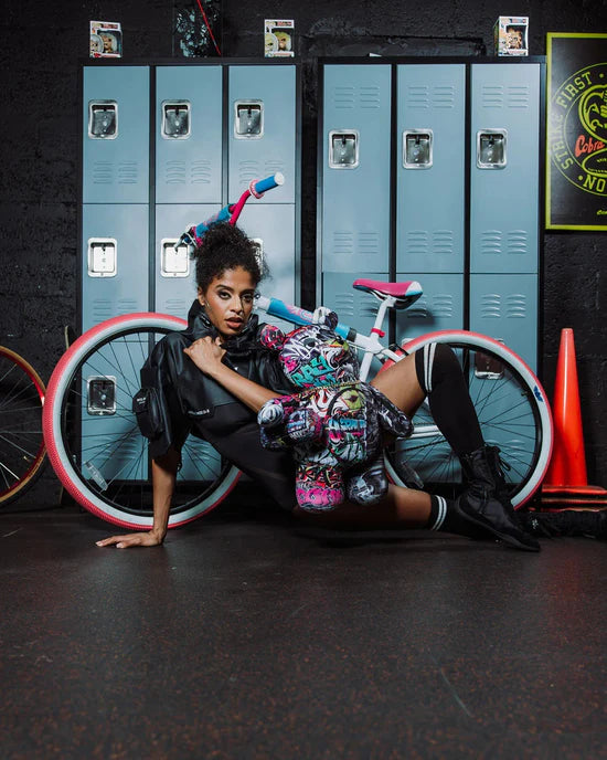 SPRAYGROUND B8052  BACKPACK SPLIT CYBERSHARK MONEYBEAR TEDDY BEAR - Atelier Fratelli Carbè