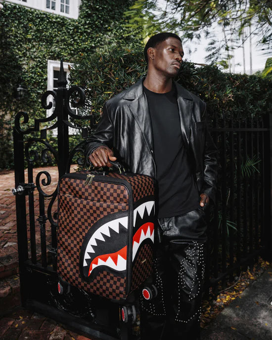 SPRAYGROUND CL270  CARRY ALL SAWTOOTH SHARKS IN PARIS CARRY-ON LUGGAGE - Atelier Fratelli Carbè