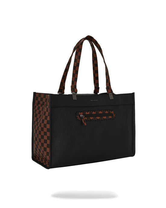 SPRAYGROUND T8020  SHOULDER BAG DOSE OF CHECK DEUX TORTUGA TOTE - Atelier Fratelli Carbè