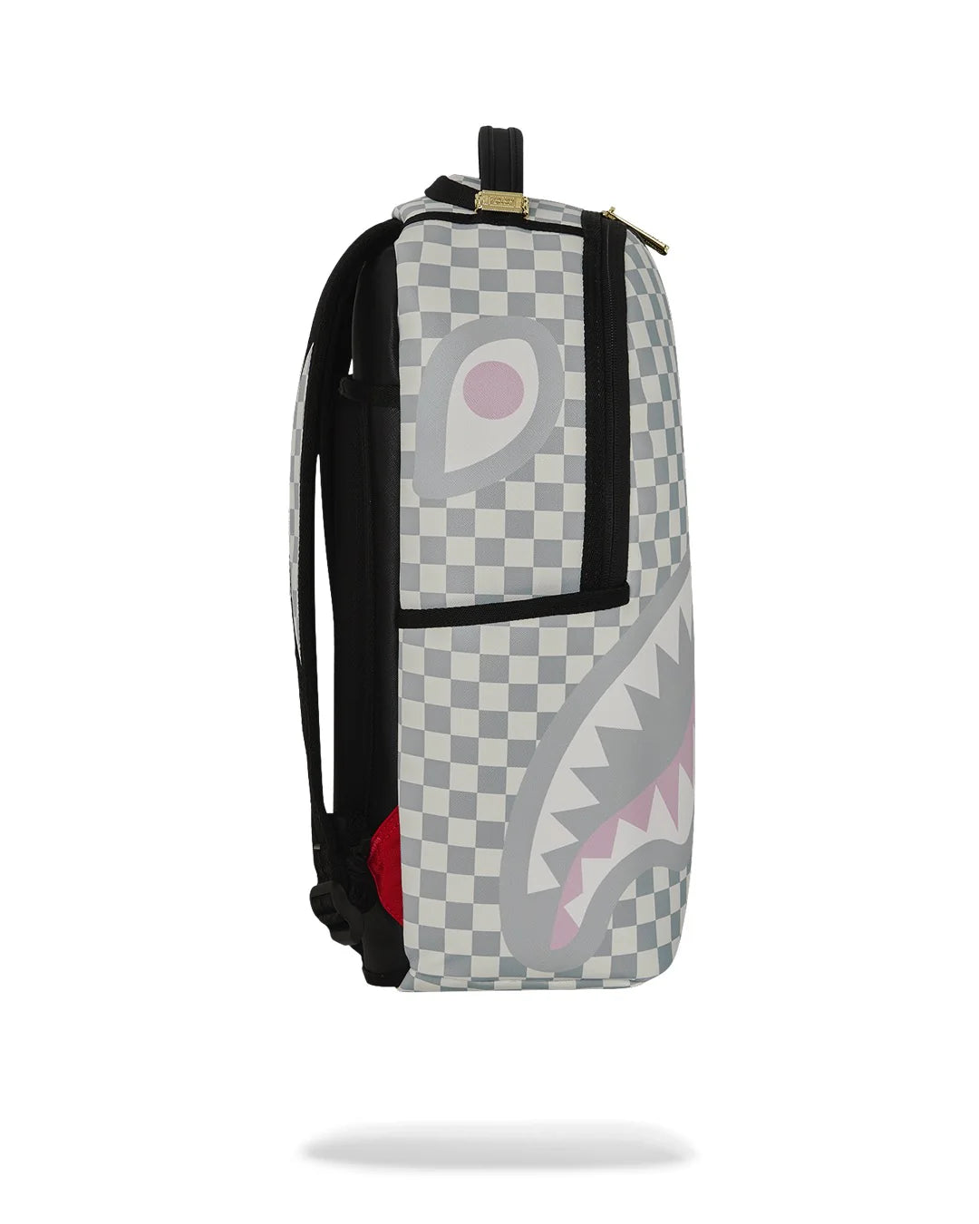 SPRAYGROUND B8758 BACKPACK CREAM CHECK SIDE DRIP BACKPACK
