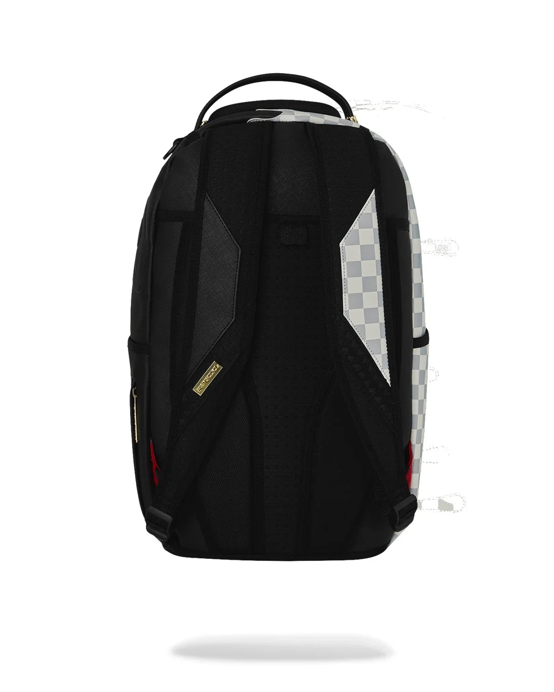 SPRAYGROUND B8758 BACKPACK CREAM CHECK SIDE DRIP BACKPACK