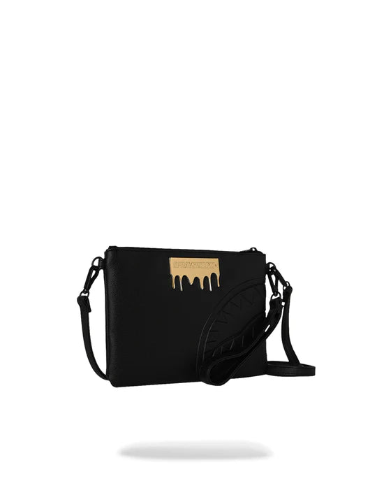 SPRAYGROUND B9044 GOLD BRICK LUX CROSSOVER CLUTCH
