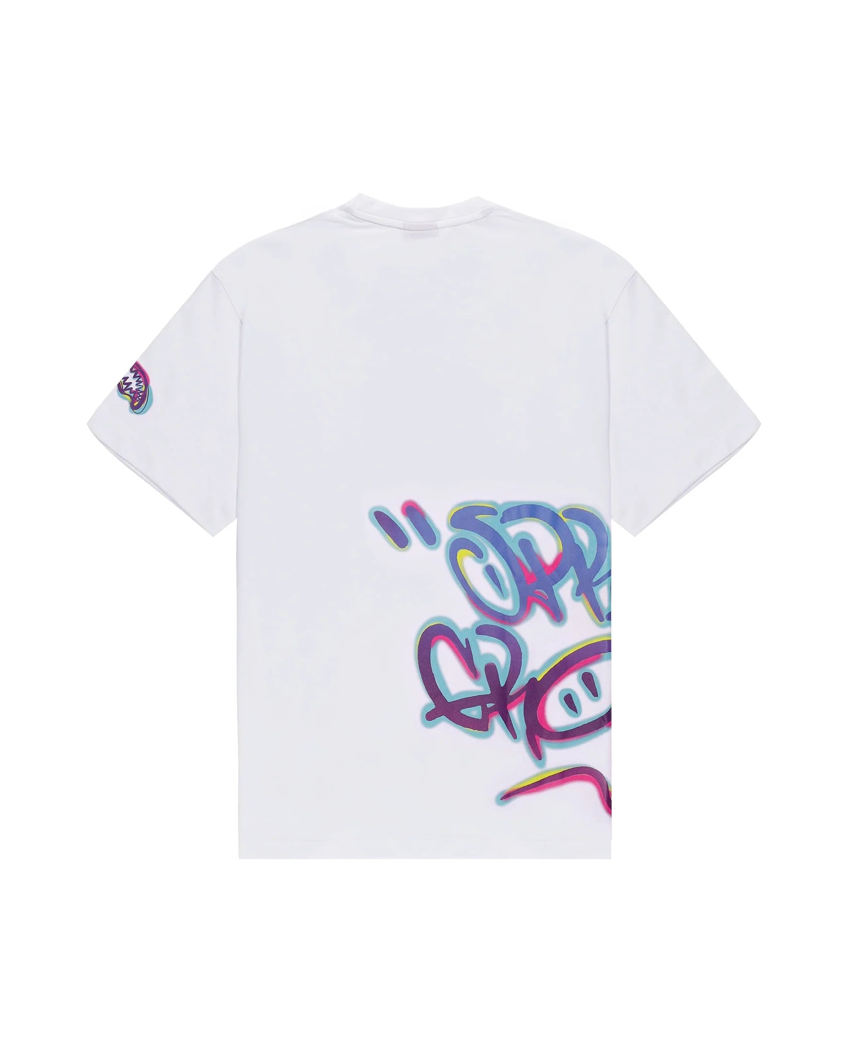 SPRAYGROUND SP864WHT  T-SHIRT COLOR TAG NEW REG WHT