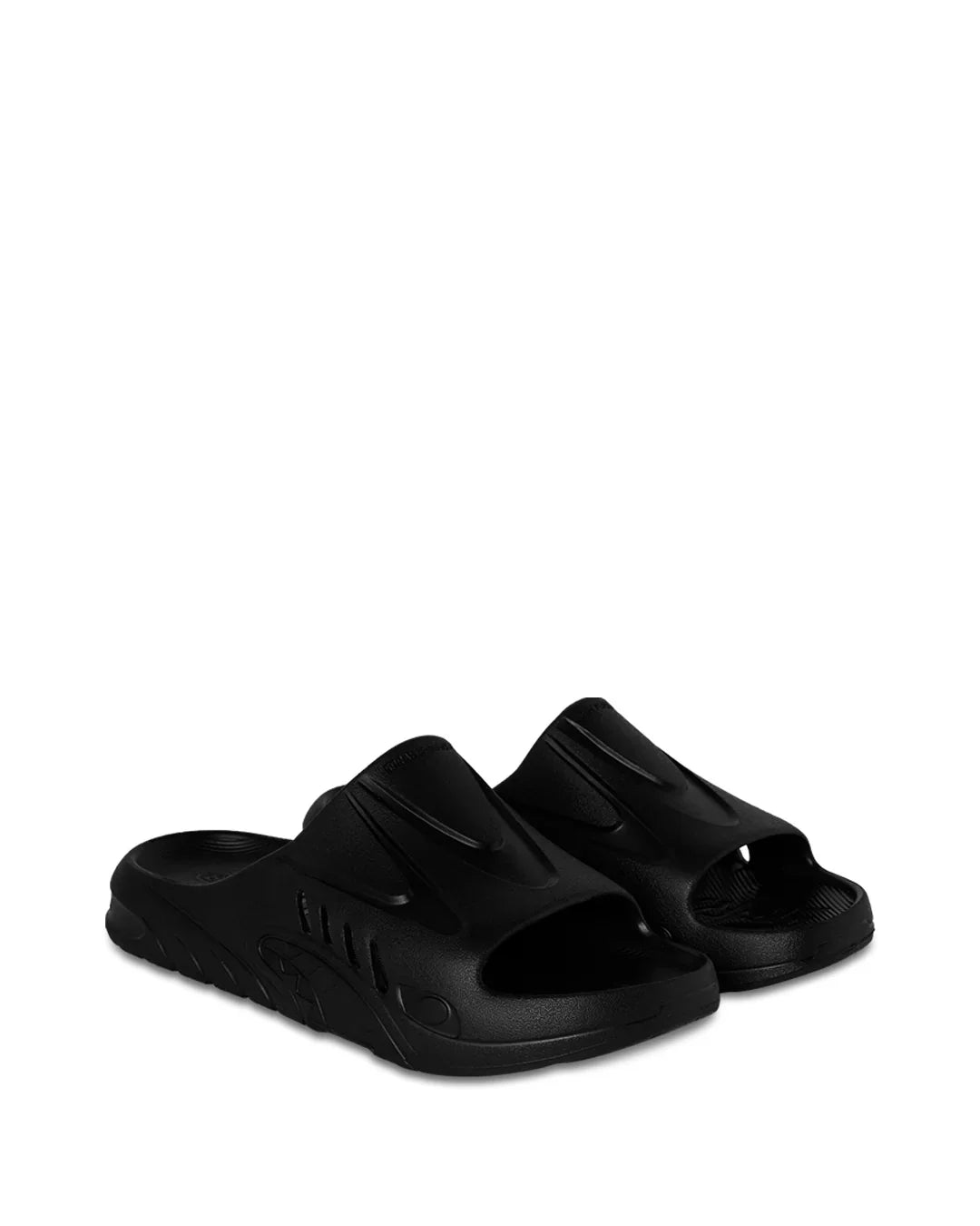 SPRAYGROUND 910S006080  SLIDES SHARKSLIDE BLACK