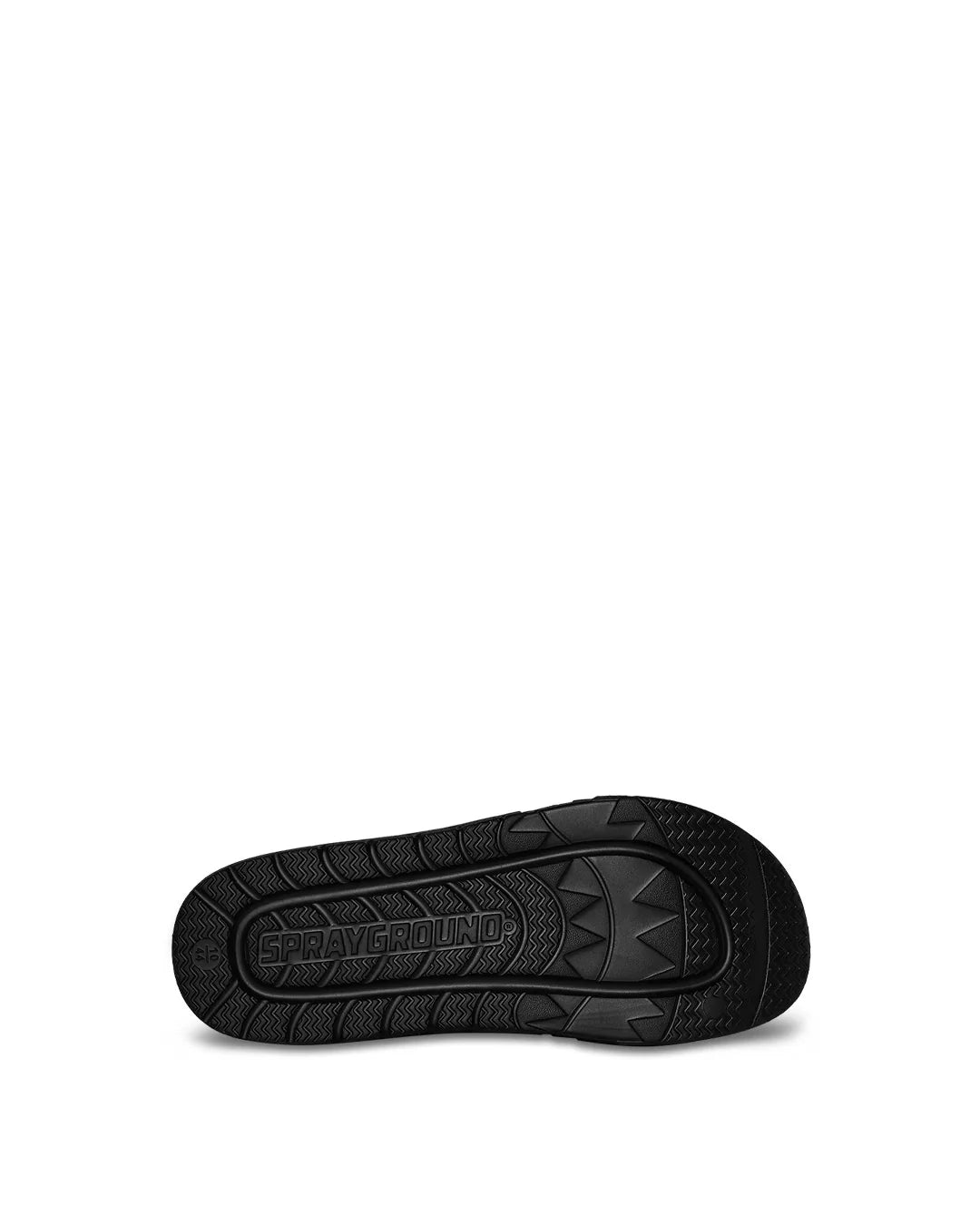 SPRAYGROUND 910S006080  SLIDES SHARKSLIDE BLACK