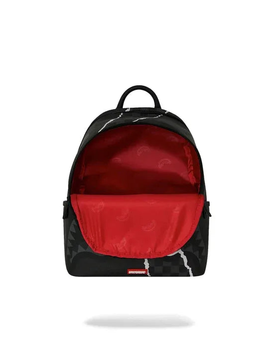 SPRAYGROUND B9347 BACKPACK CENTER RIP REVEALING GRAY CHECK SAVAGE by SPRAYGROUND