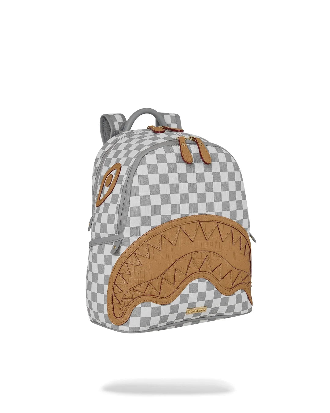SPRAYGROUND B9396  BACKPACK EMBOSSED CREAM CHECK SAVAGE