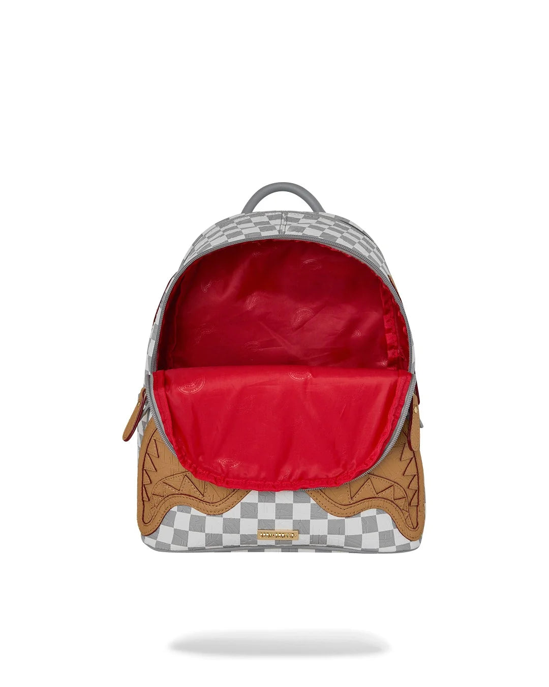 SPRAYGROUND B9396  BACKPACK EMBOSSED CREAM CHECK SAVAGE