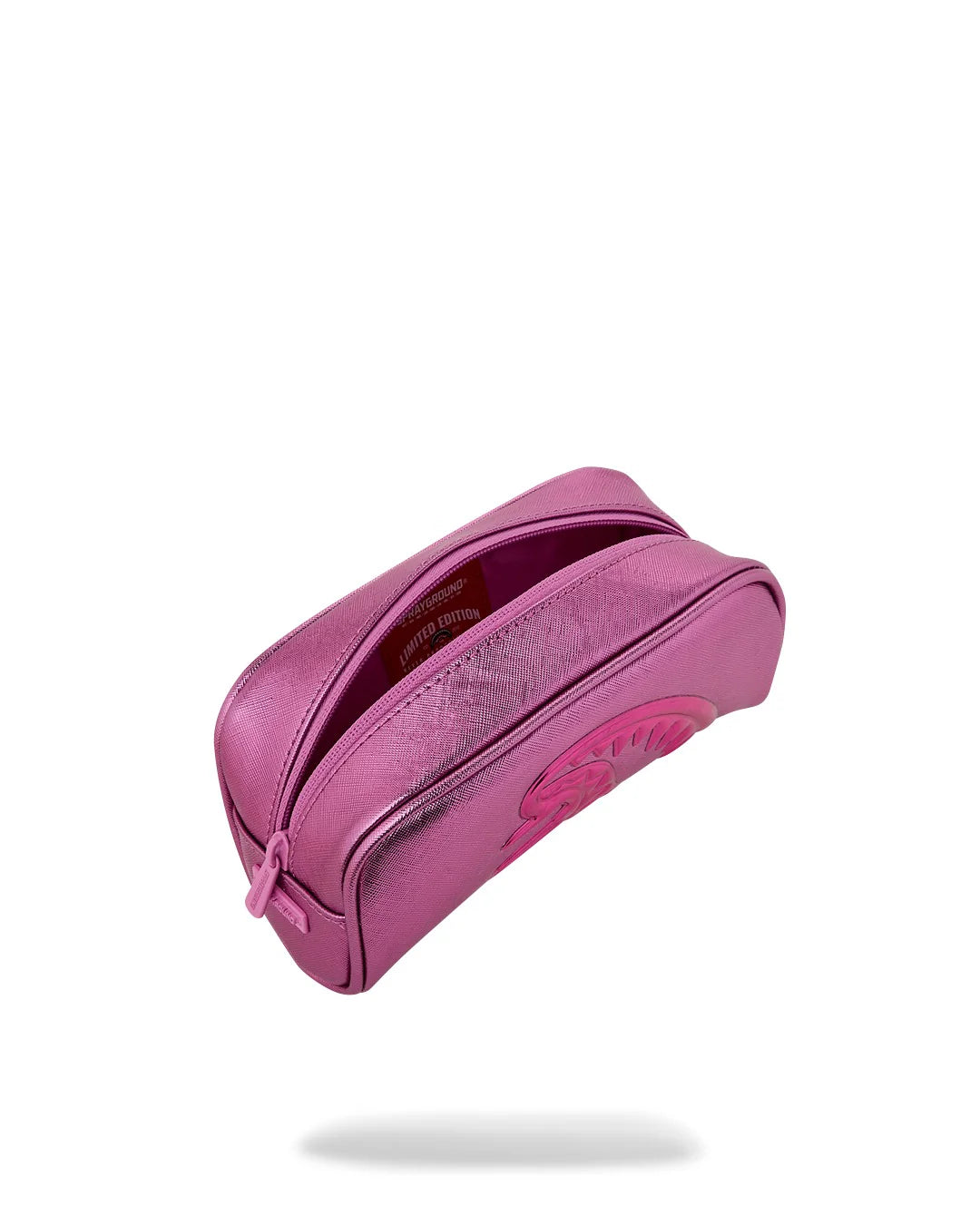 SPRAYGROUND B9526  CLUTCH METALLIC PINK METALLIC DRIP POUCH