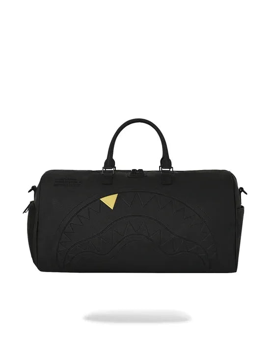 SPRAYGROUND D9381 HANDBAG BLACKED OUT EMBOSSED GOLD TOOTH DUFFLE by SPRAYGROUND