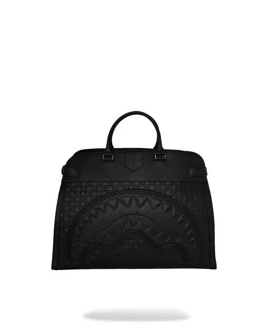 SPRAYGROUND T9556 SHOULDER BAG RAISED CHECK BRIEFCASE BAG by SPRAYGROUND