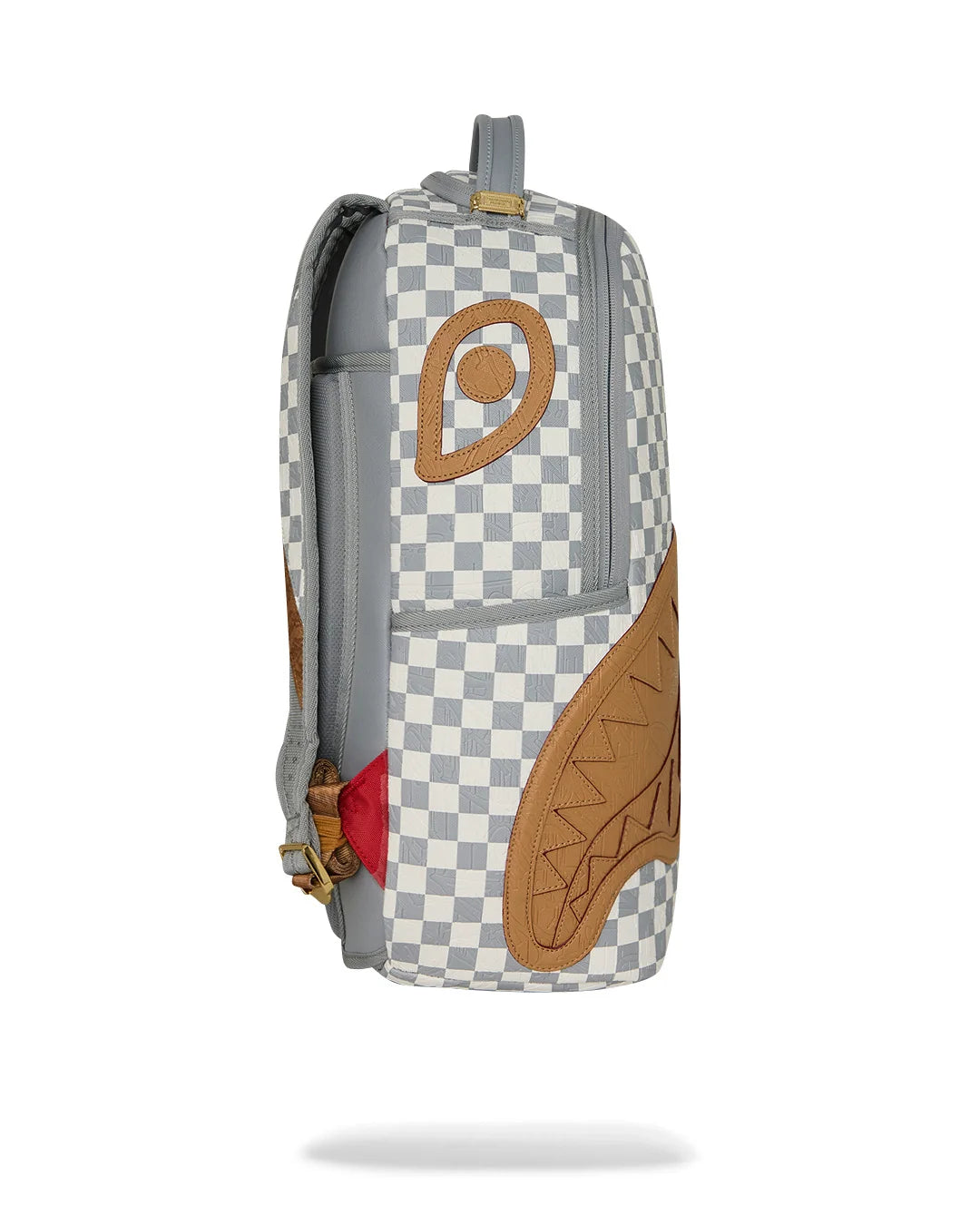 SPRAYGROUND B8593  BACKPACK EMBOSSED CREAM CHECK