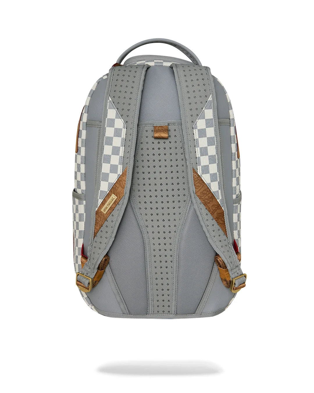 SPRAYGROUND B8593  BACKPACK EMBOSSED CREAM CHECK