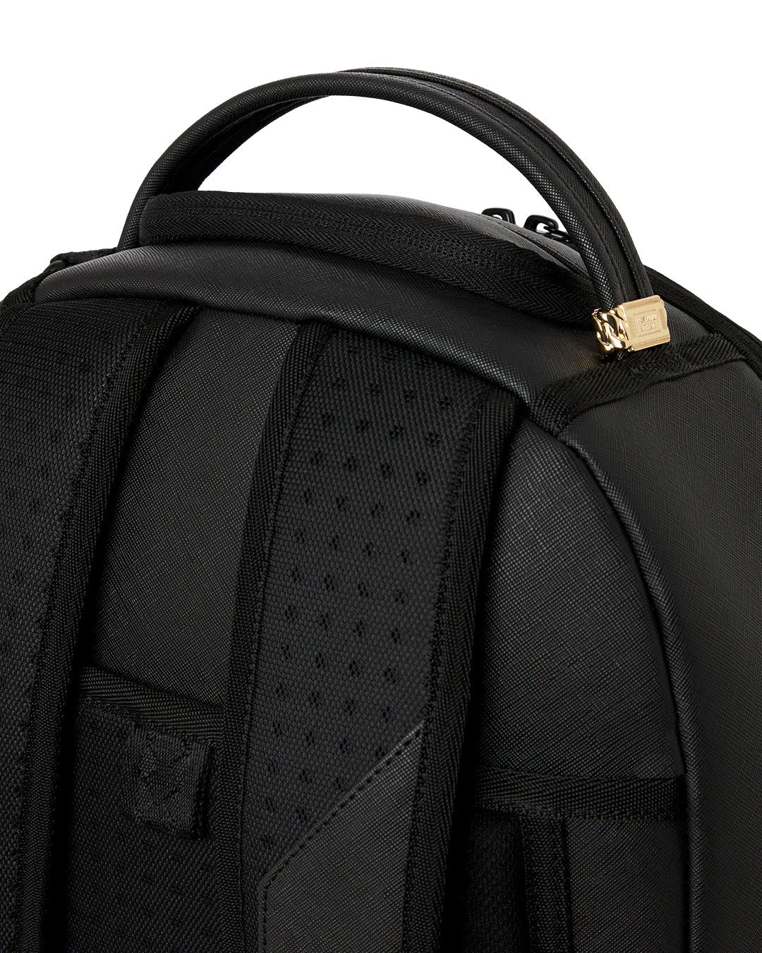 SPRAYGROUND B9325  BACKPACK BLACKED OUT EMBOSSED GOLD TOOTH BACKPACK