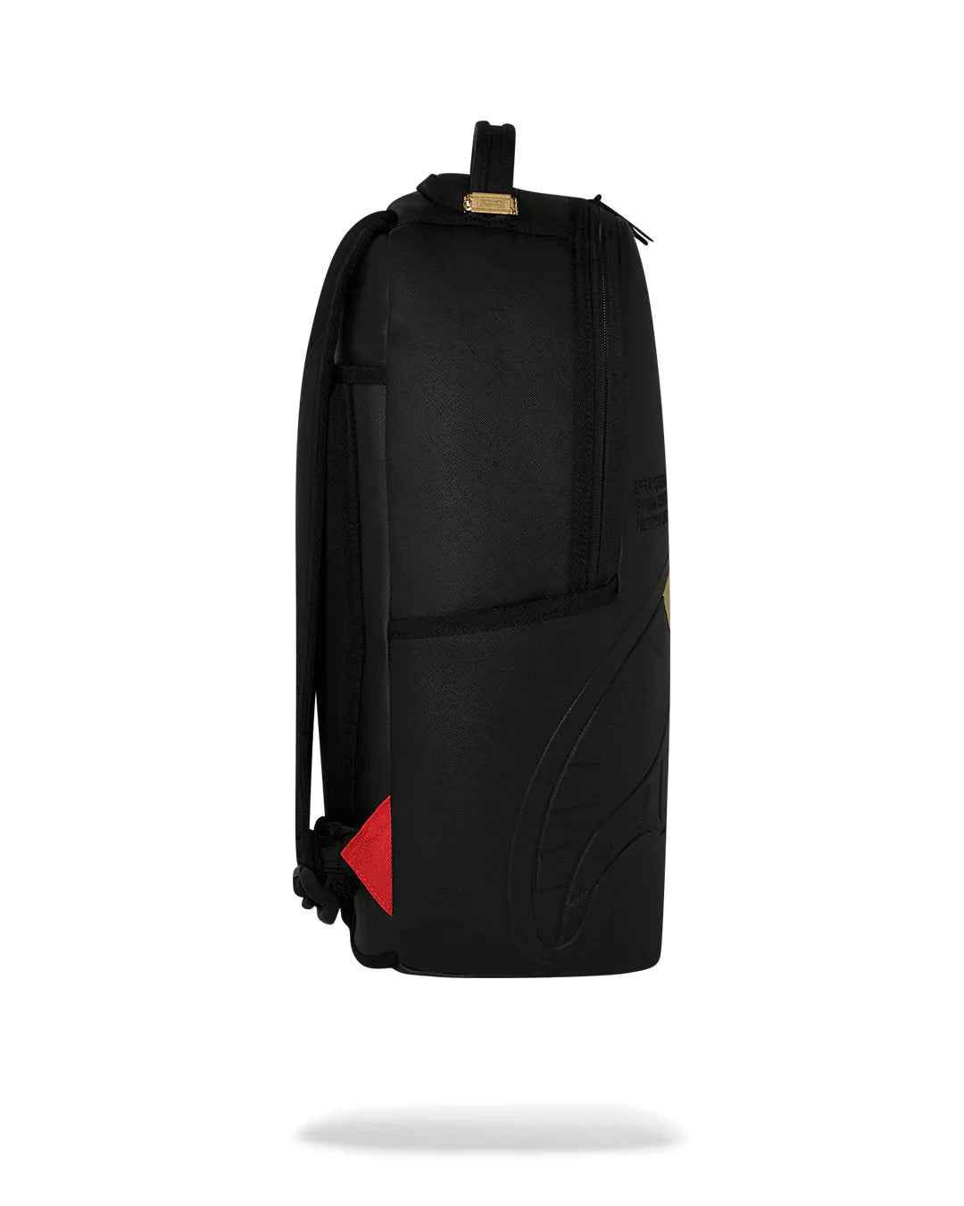 SPRAYGROUND B9325  BACKPACK BLACKED OUT EMBOSSED GOLD TOOTH BACKPACK
