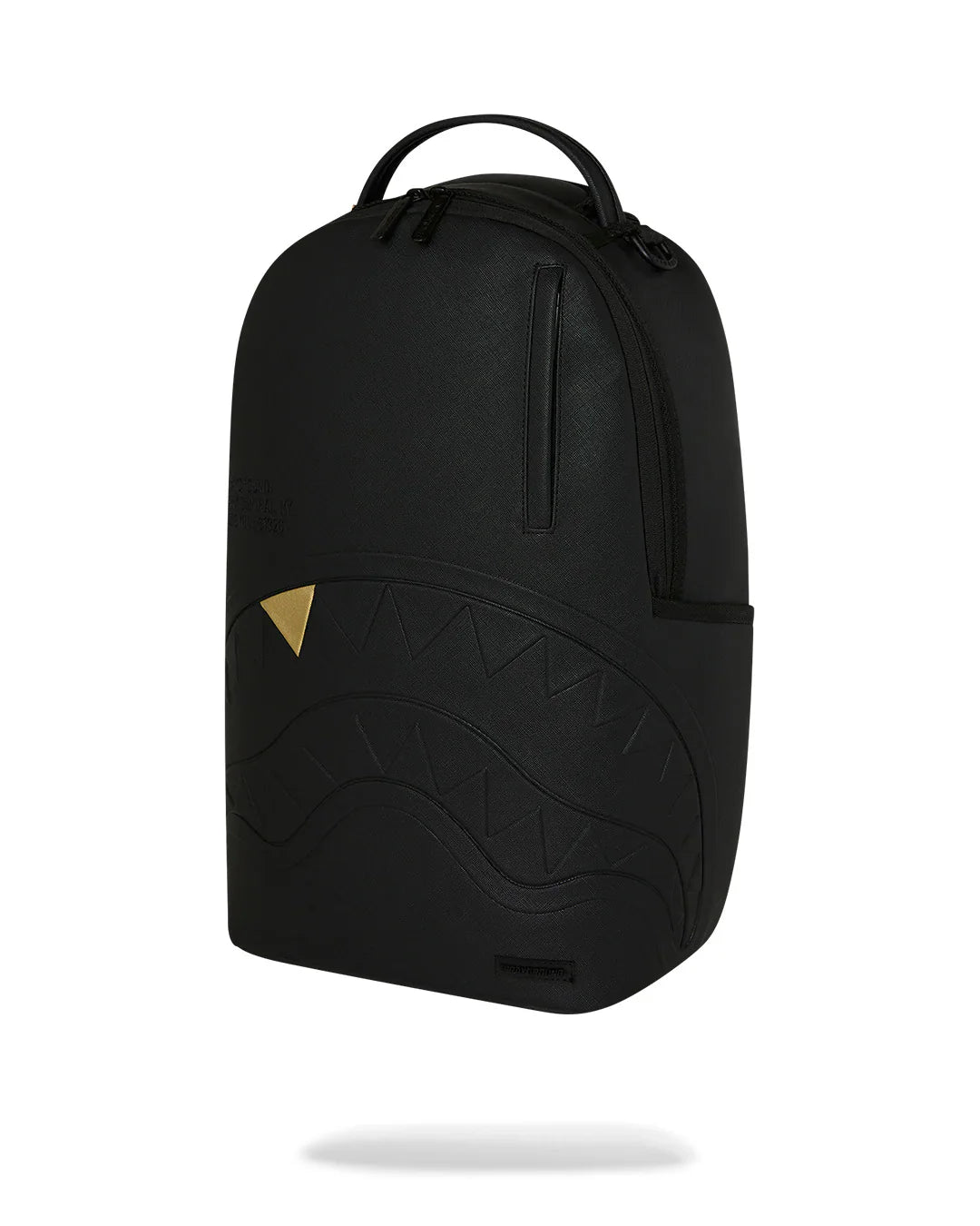 SPRAYGROUND B9325  BACKPACK BLACKED OUT EMBOSSED GOLD TOOTH BACKPACK