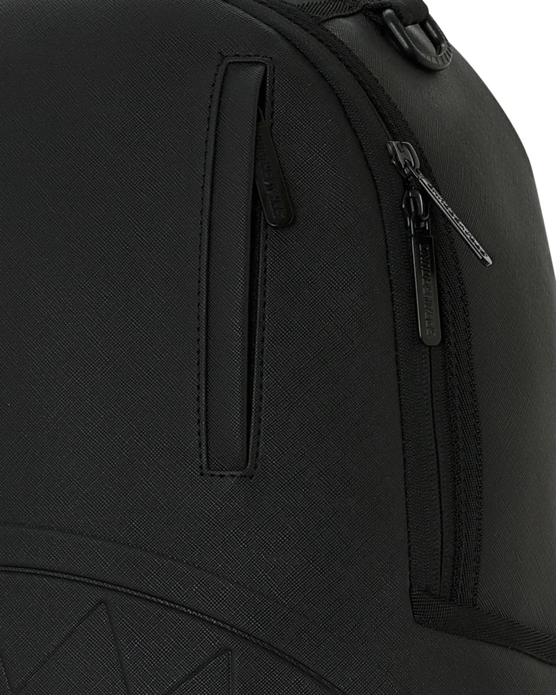 SPRAYGROUND B9325  BACKPACK BLACKED OUT EMBOSSED GOLD TOOTH BACKPACK