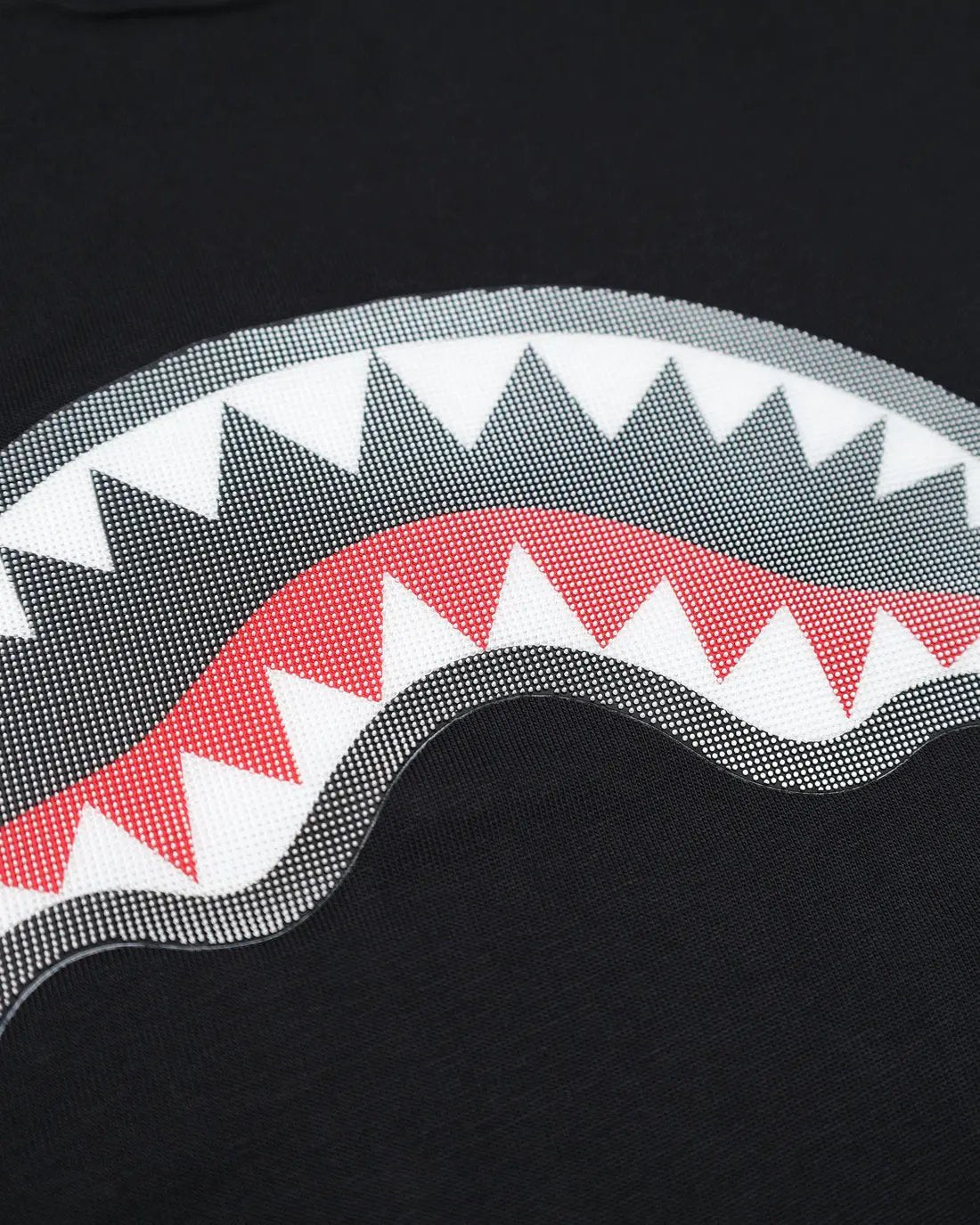 T-shirt Sprayground 3D Shark Regular Black dettaglio grafica