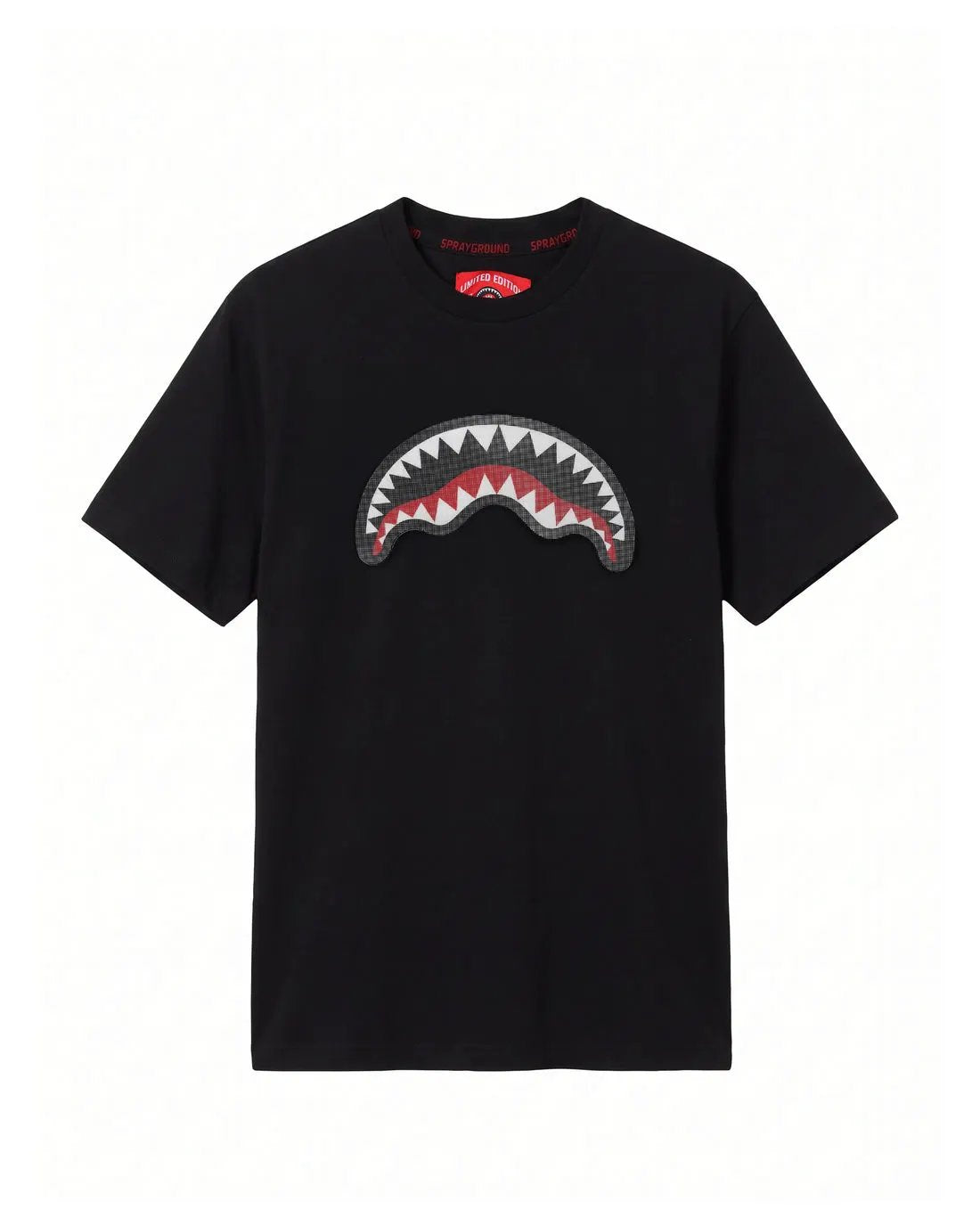 T-shirt Sprayground 3D Shark Regular Black vista posteriore