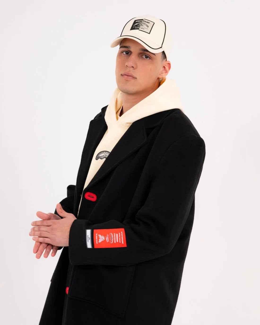 Cappellino Sprayground Pure Cap Cream vista dall alto